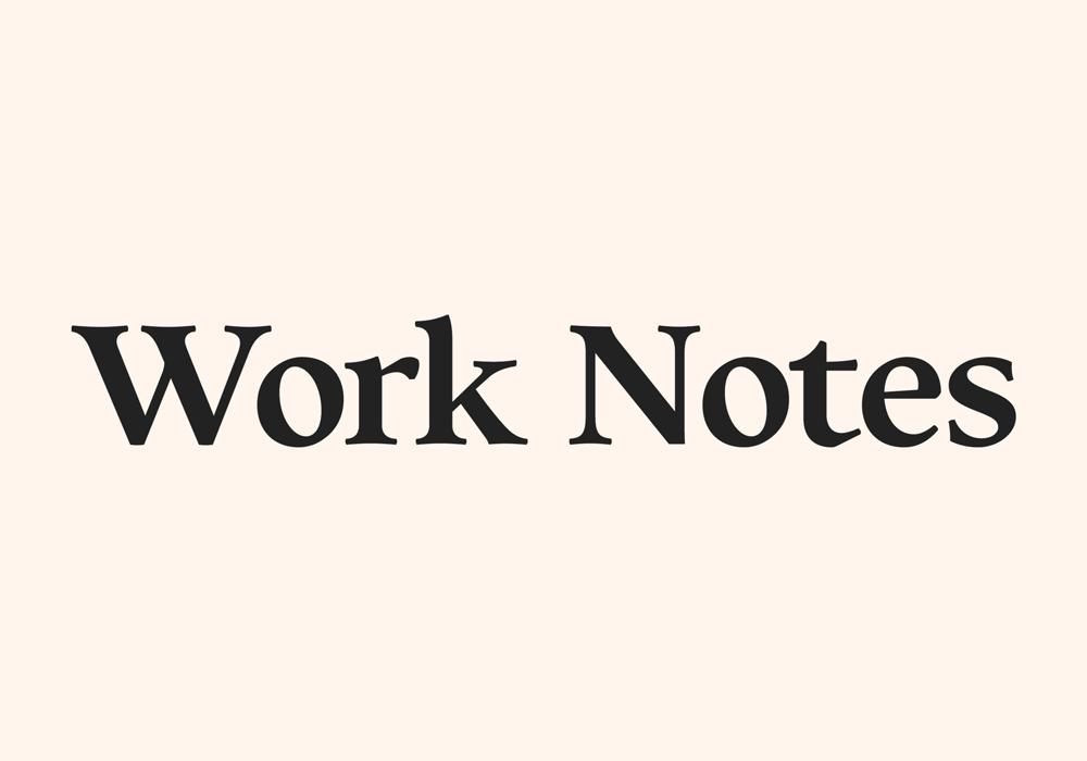 Work Notes — Shop